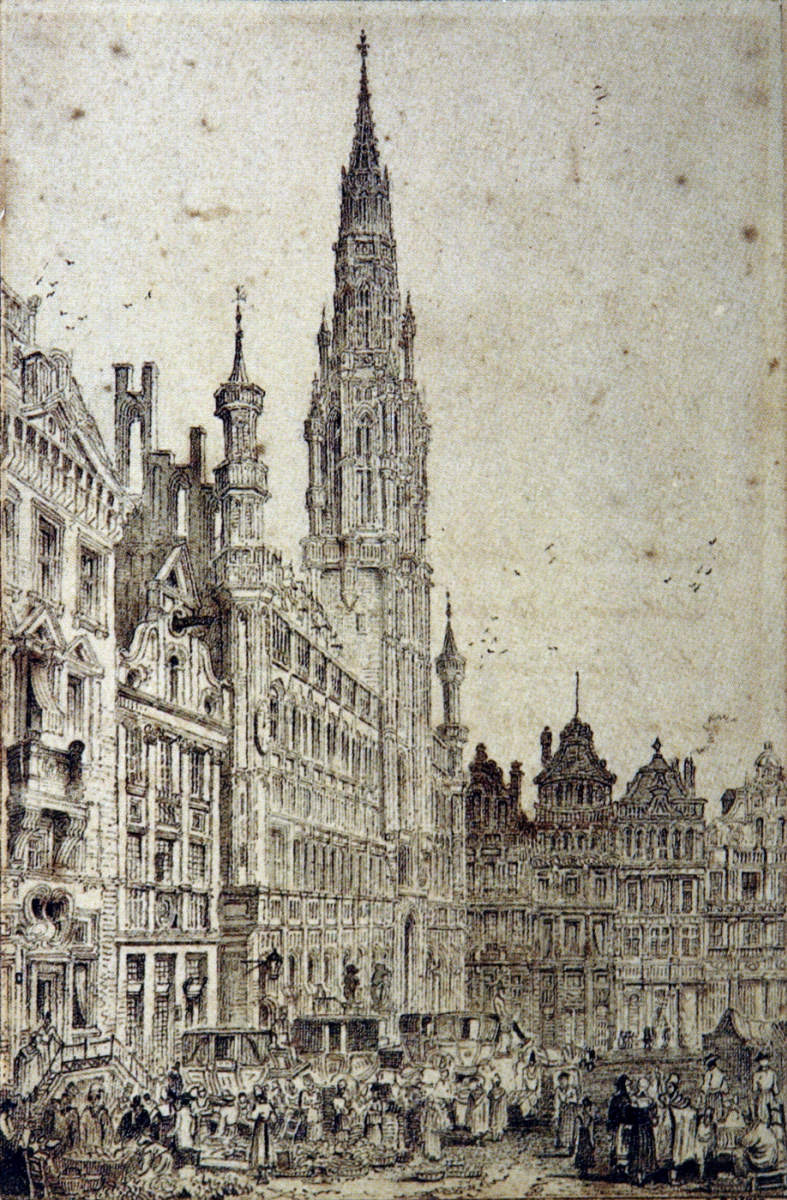 John Ruskin. City Hall, Brussels