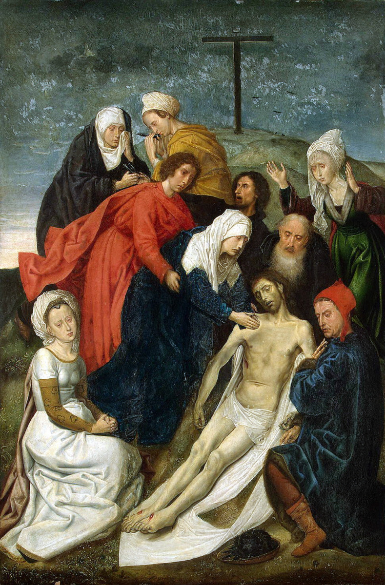 Hugo van der Gus. Lamentation Of Christ