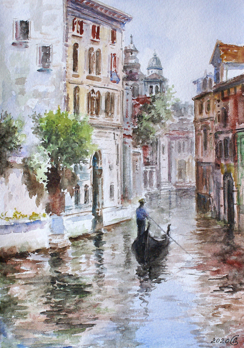 Сергей Владимирович Дорофеев. Watercolor Venice