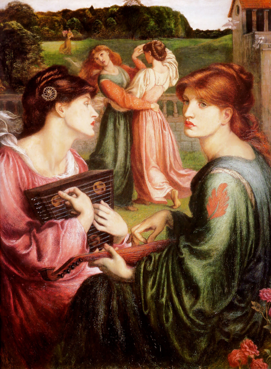 Dante Gabriel Rossetti. The Bower Meadow