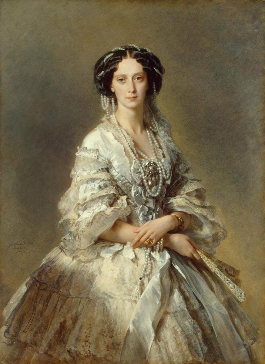 Franz Xaver Winterhalter. Portrait of Empress Maria Alexandrovna