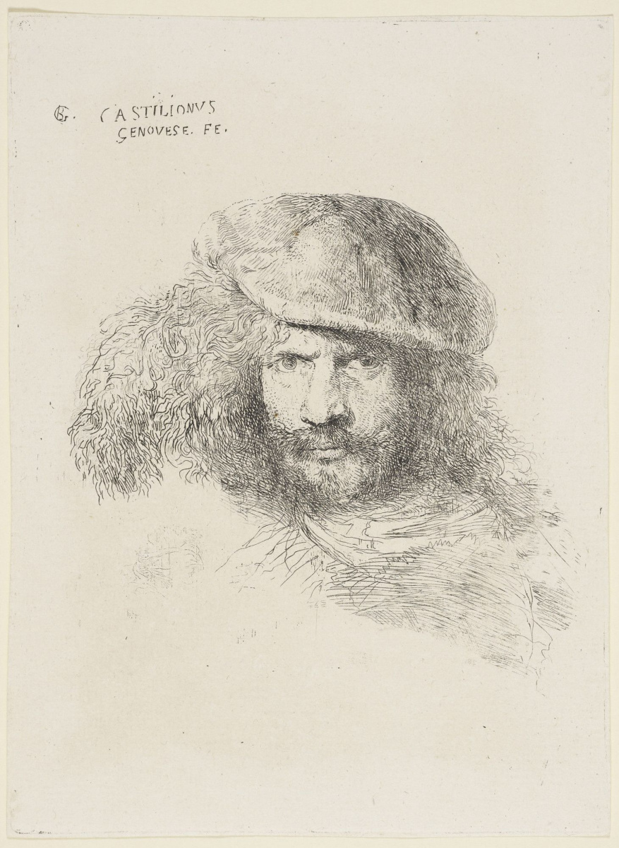 Giovanni Benedetto Castiglione. Alleged self-portrait