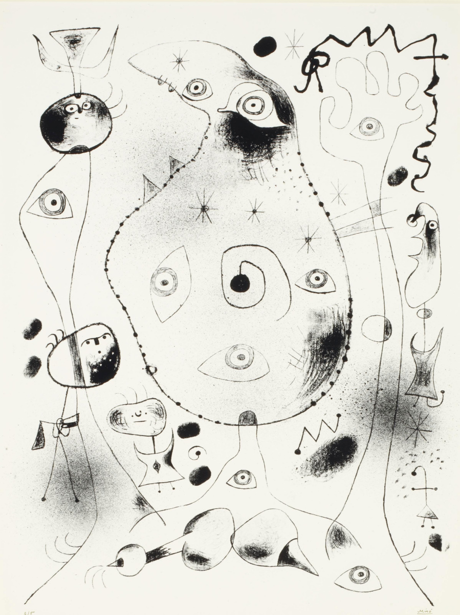 Joan (Joan) Miro. Barcelona VII, from Barcelona Series