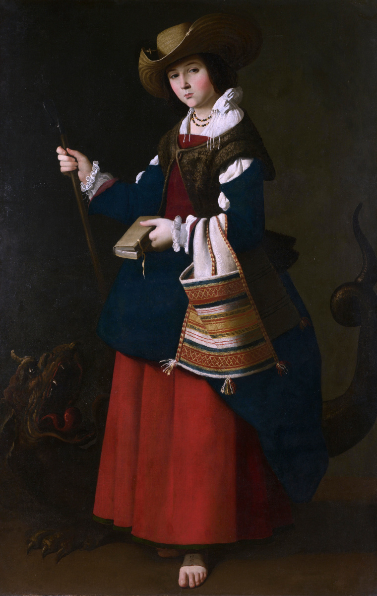 Francisco de Zurbaran. Saint Margaret Of Antioch