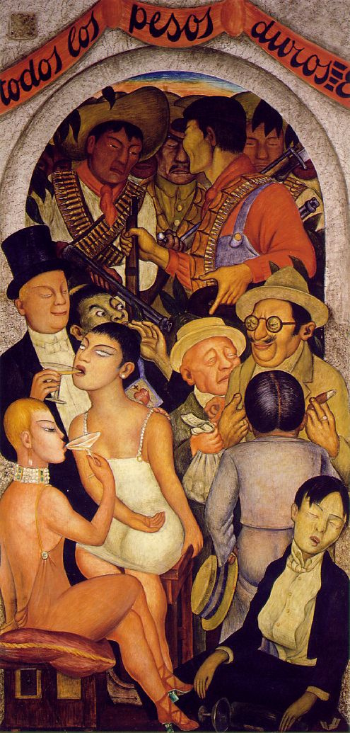 Diego Maria Rivera. Night of the rich
