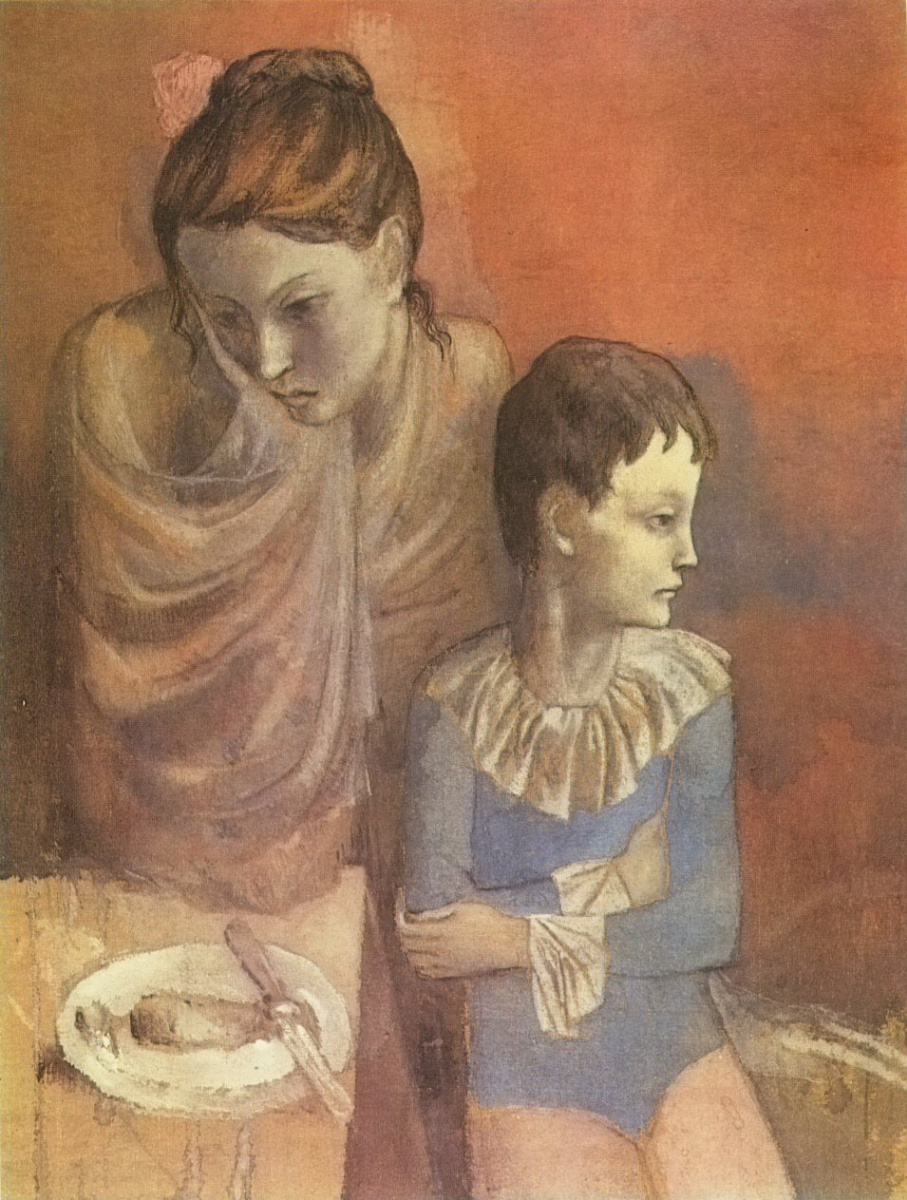 Pablo Picasso. A mother and child