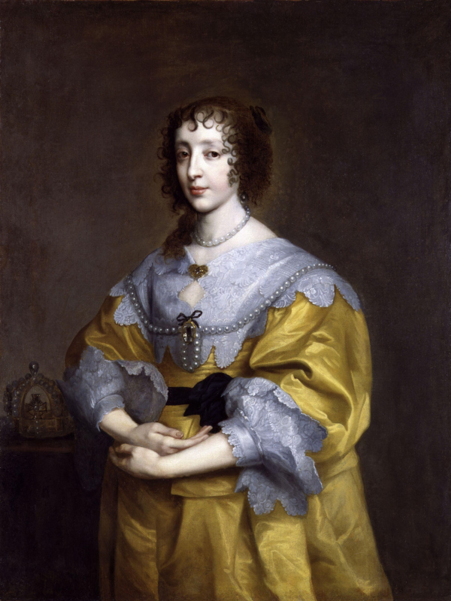 Anthony van Dyck. Henrietta Maria French