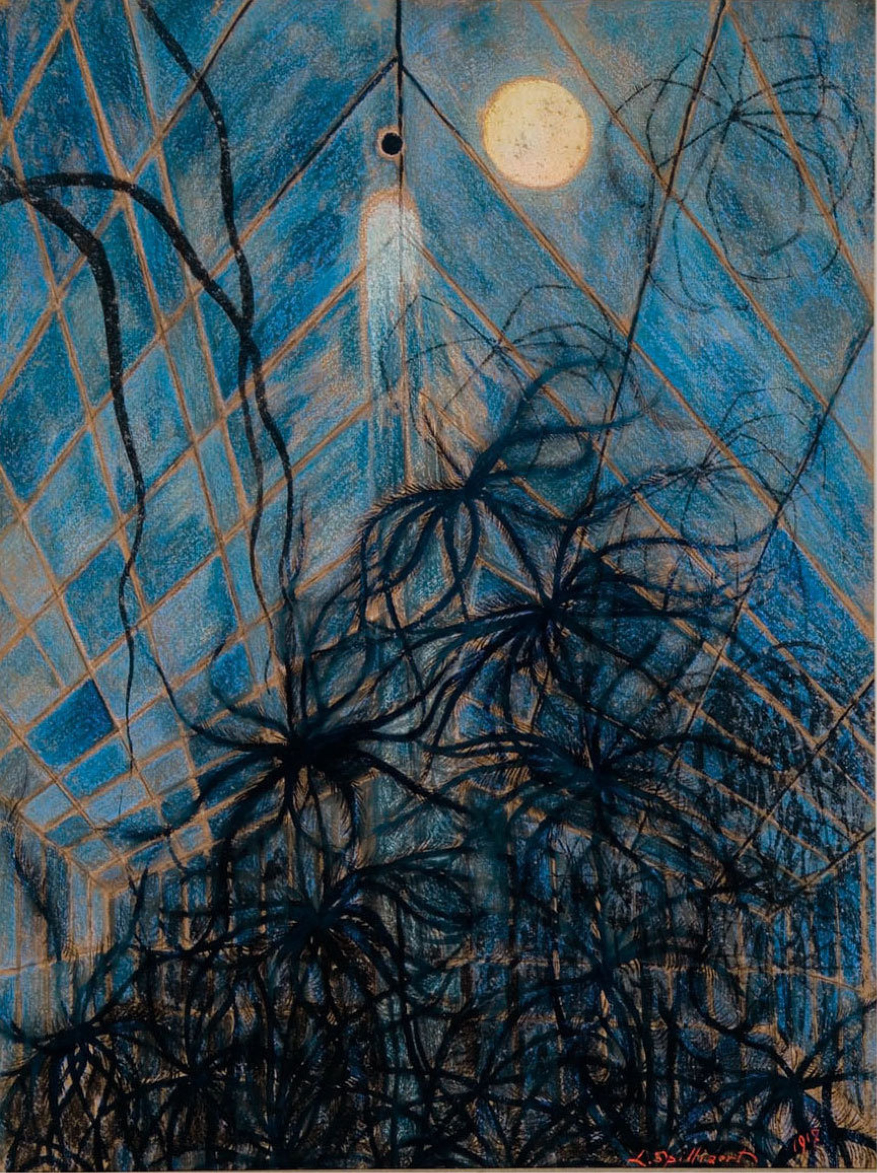 Leon Spilliaert Rastlinjak, 1917, 51×68 cm: Description of the