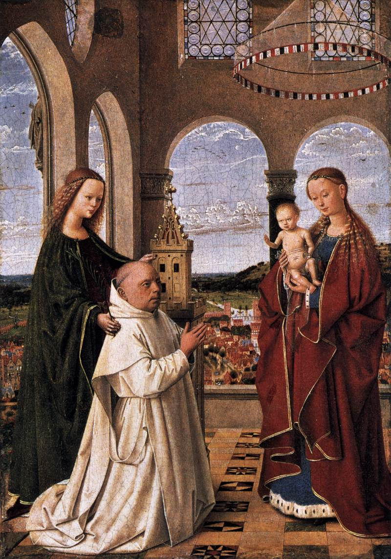 Petrus Christus. The Madonna and child