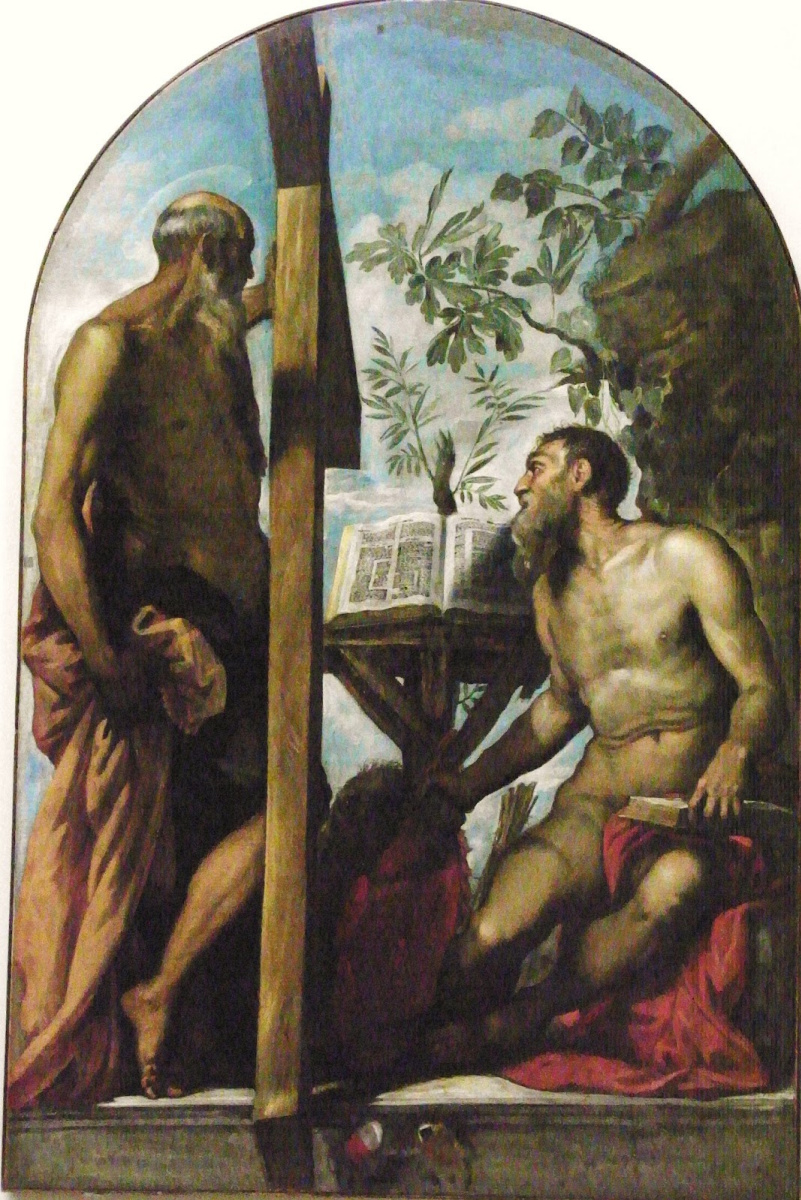 Jacopo (Robusti) Tintoretto. Saint Jerome and Saint Andrew