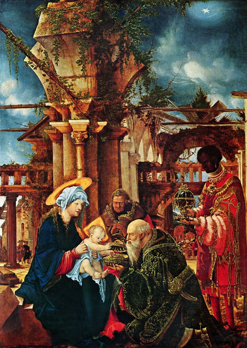 Albrecht Altdorfer. The adoration of the Magi