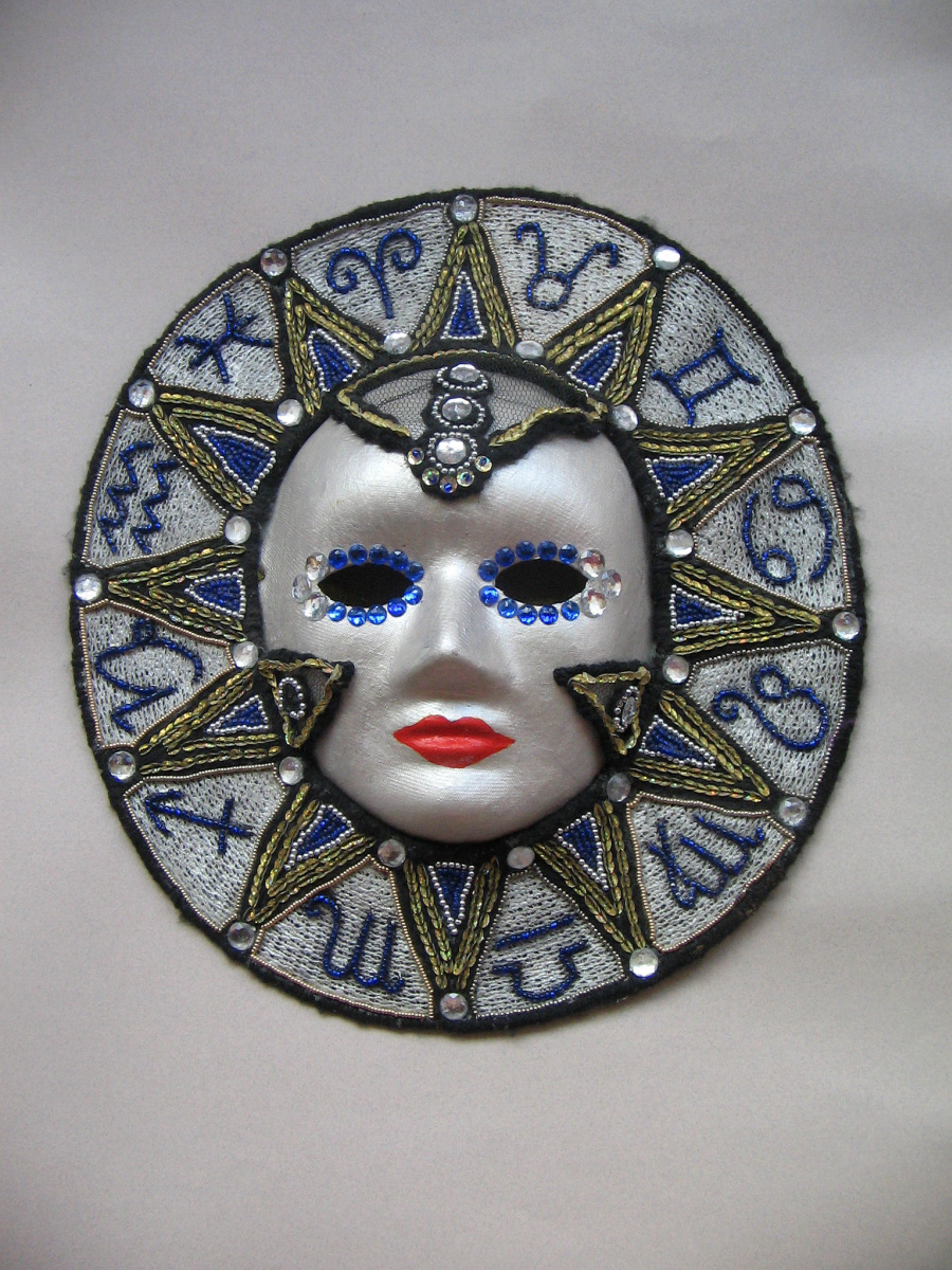 Interior carnival mask "Polar Star"