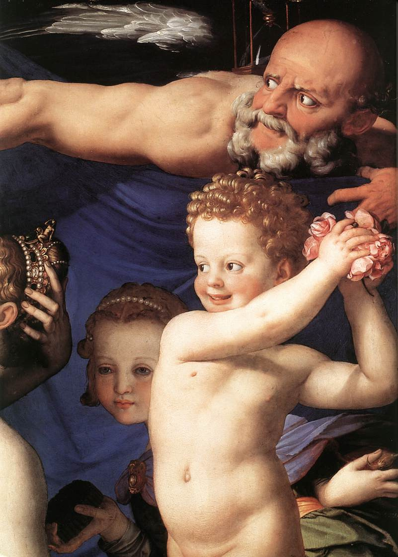 Agnolo Bronzino. Allegory of Venus. Fragment