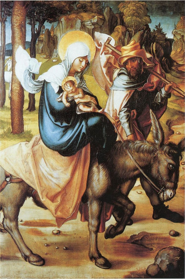 Albrecht Dürer. The flight into Egypt