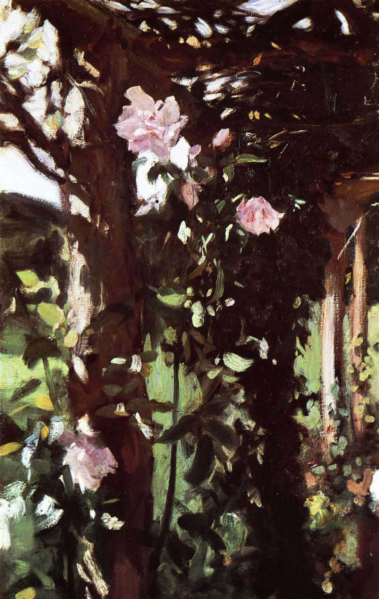 John Singer Sargent. Roses in Oxfordshire