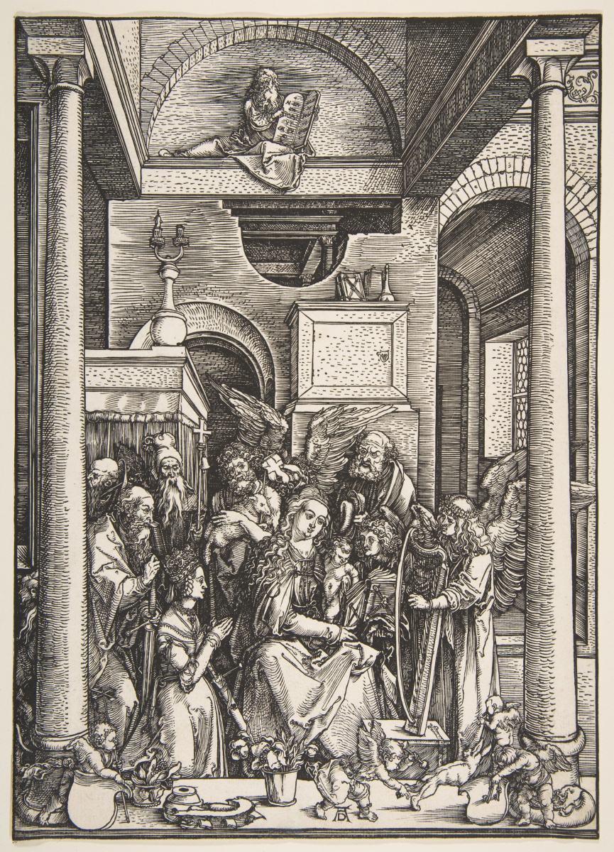 Albrecht Durer. Glorificación de la Virgen María