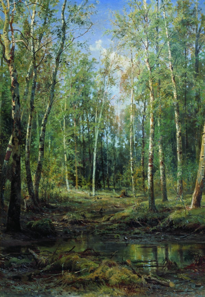 Ivan Shishkin. Birch grove