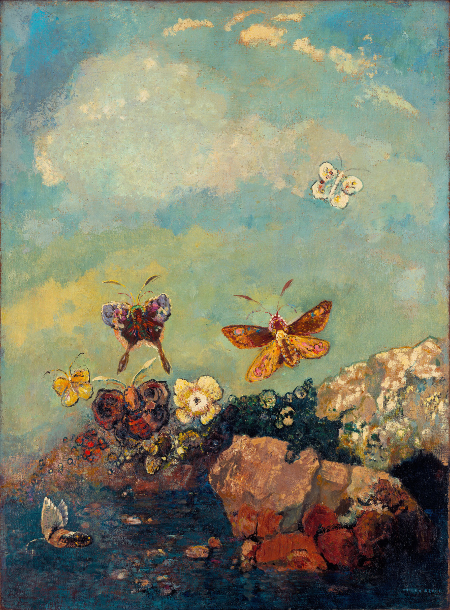 Odilon Redon. Butterfly