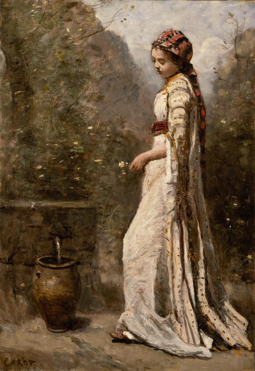 Camille Corot. Le jeune grec de la fontaine