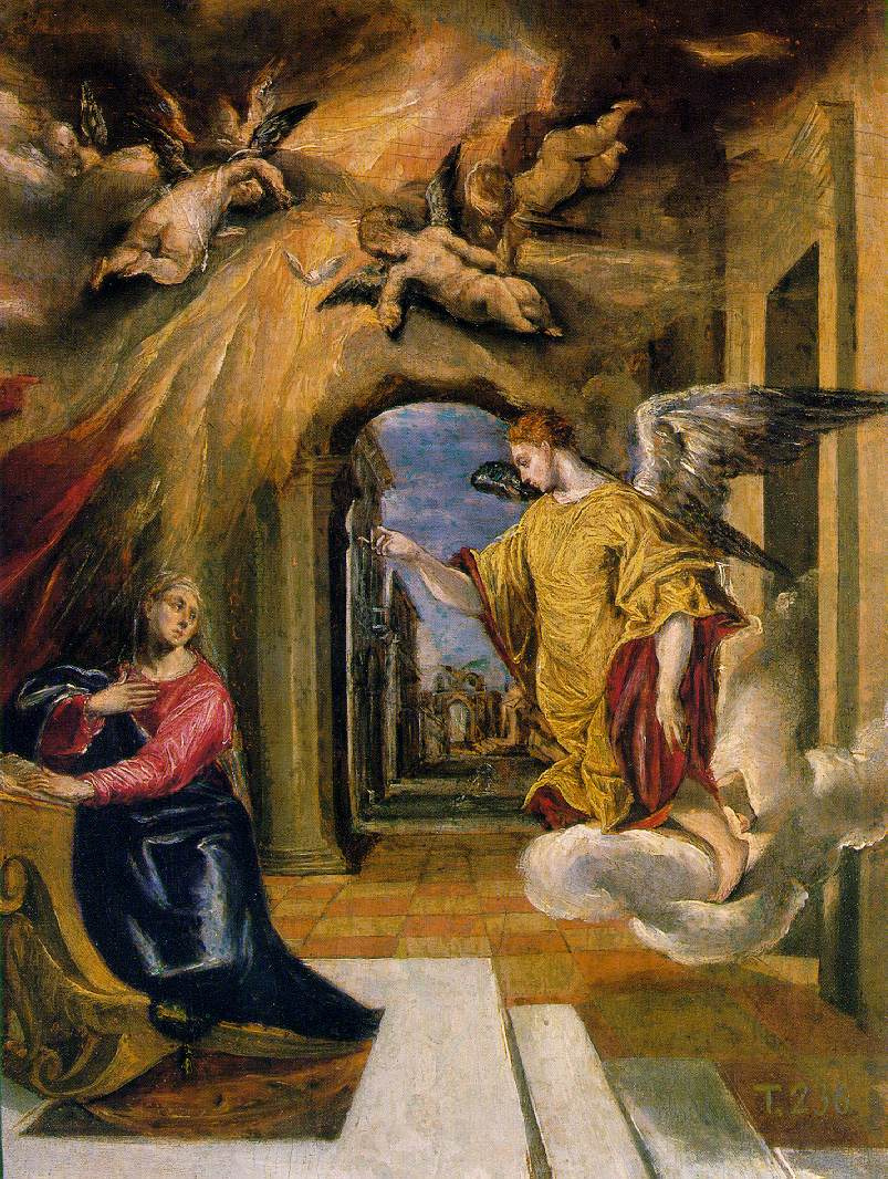 Domenico Theotokopoulos (El Greco). The Annunciation