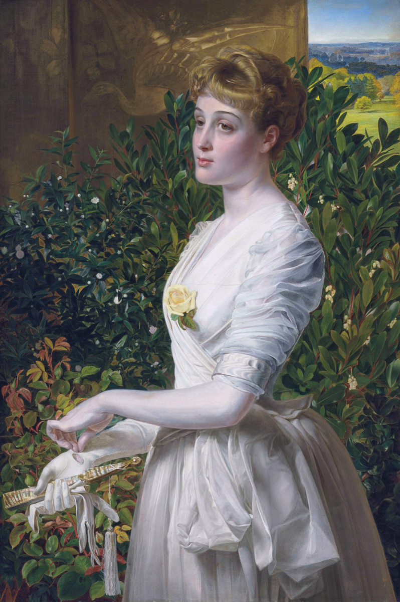 Anthony Frederick Augustus Sandys. Portrait Of Julia Smith Caldwell