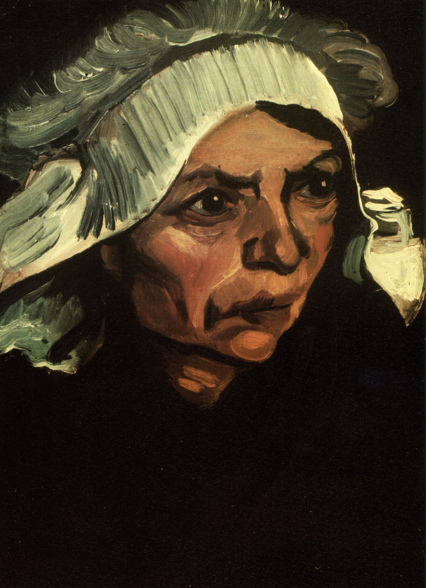 Vincent van Gogh. Peasant woman with white cap (option)