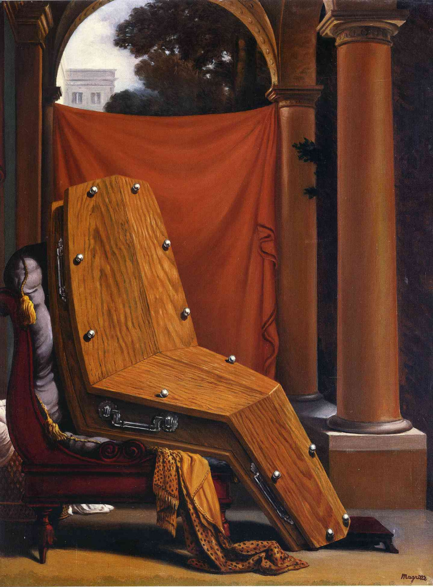 René Magritte. Perspective Madame Récamier II