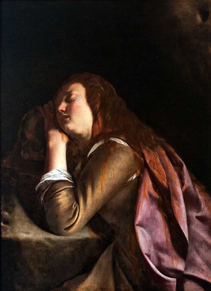 Artemisia Gentileschi. The Penitent Magdalene