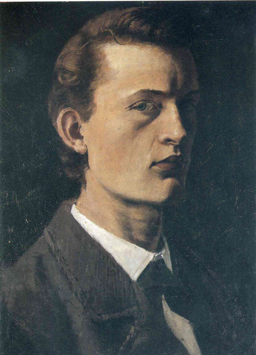 Edward Munch. Self-portrait