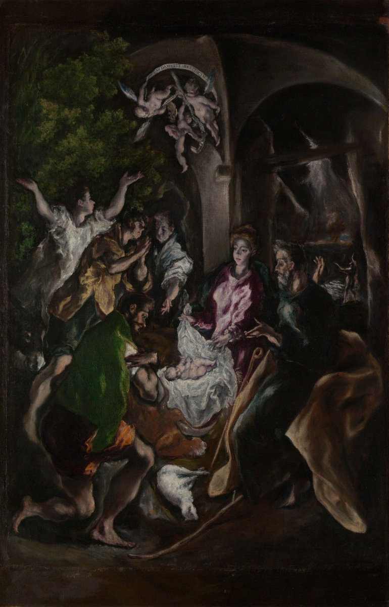 Domenico Theotokopoulos (El Greco). The adoration of the shepherds