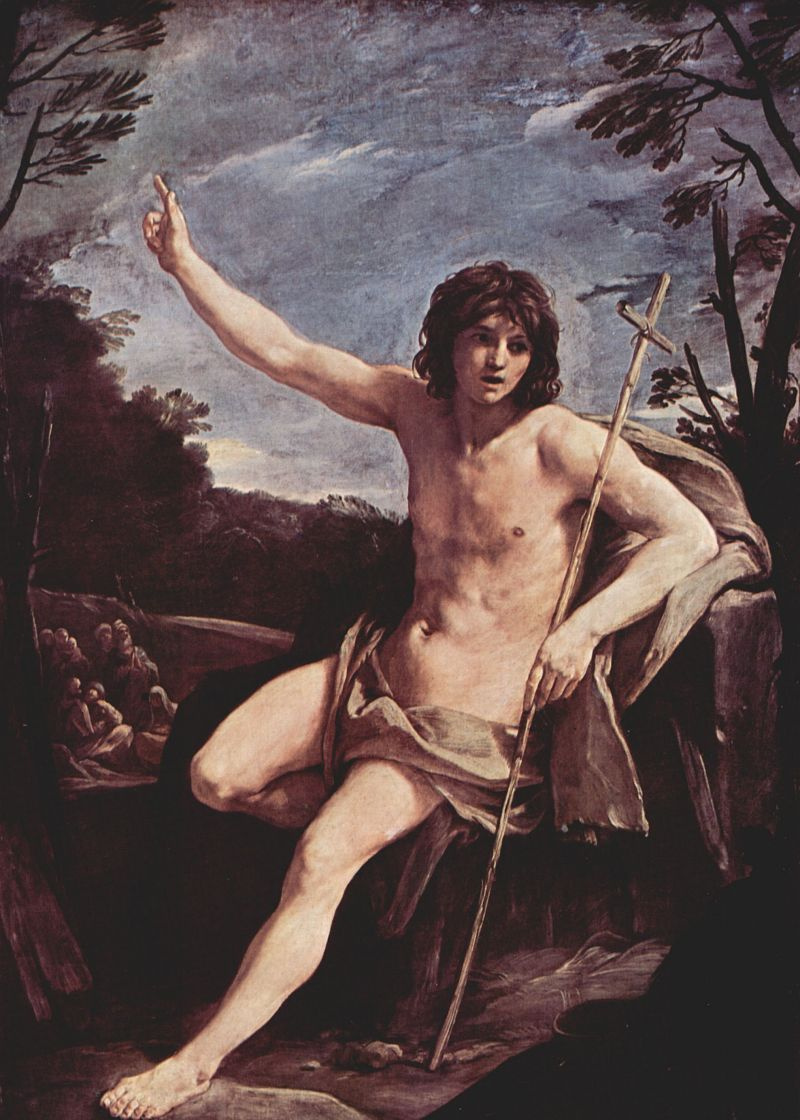 Guido Reni. SV. John the Baptist in the wilderness