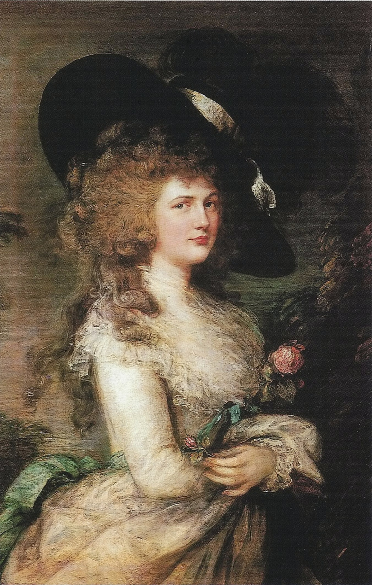 Thomas Gainsborough. Portrait Georgiana, Duchess of Devonshire