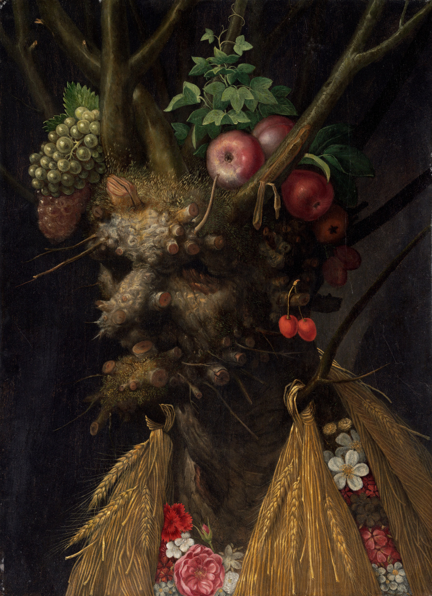 Giuseppe Arcimboldo. 4 seasons in one portrait