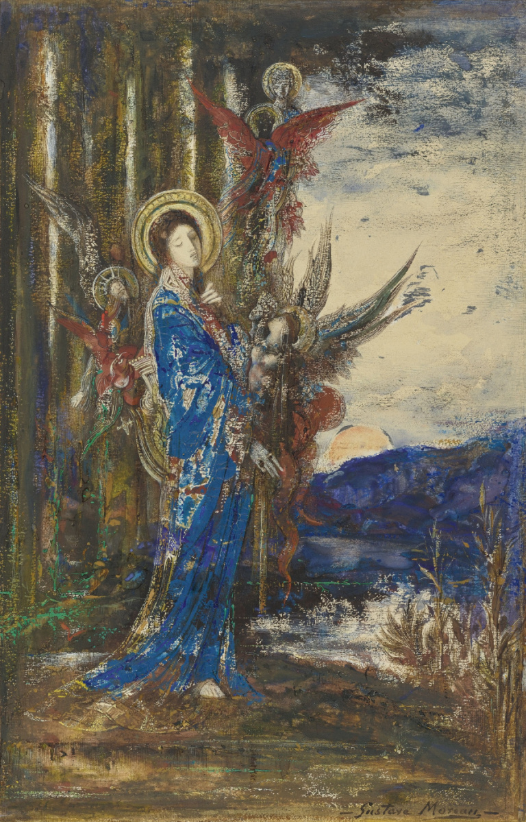 Gustave Moreau. Inspiration of the poet