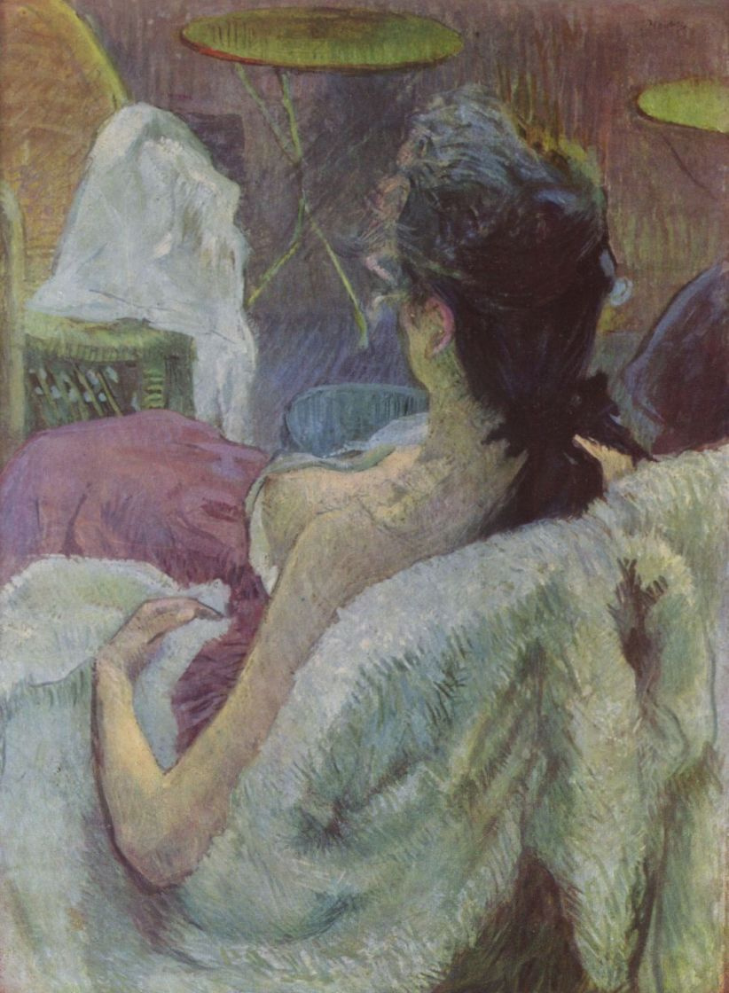Henri de Toulouse-Lautrec. Resting woman