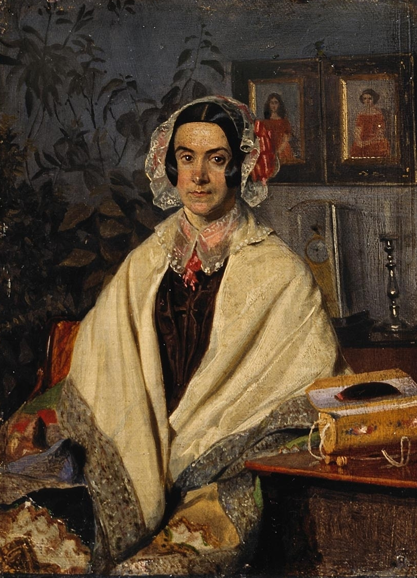 Porträt von Olga Petrovna Zhdanovich, geborene Chernysheva