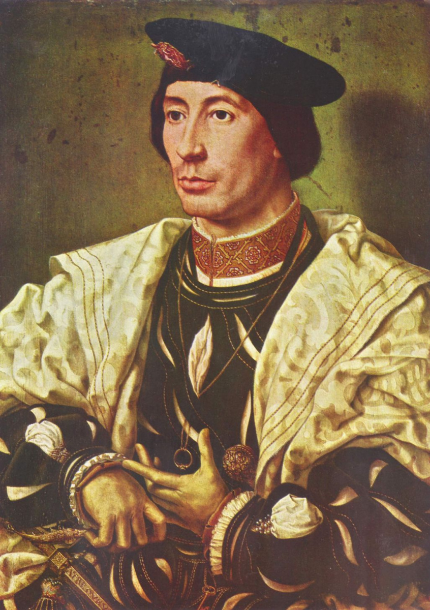 Jan Gossaert. Portrait of a noble Burgundian
