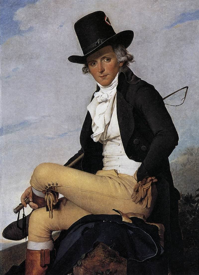 Jacques-Louis David. Portrait Of Pierre Seriziat