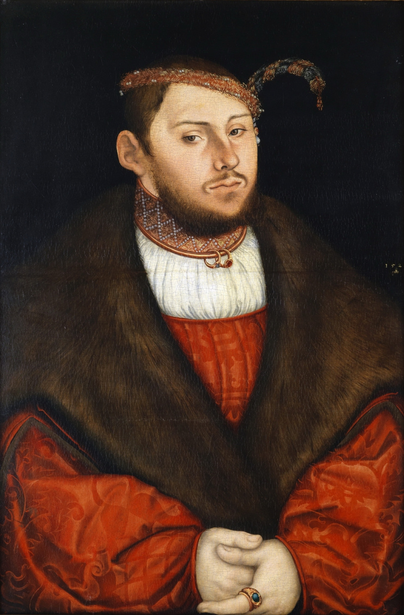 Lucas Cranach the Elder. Johann Frederick the Magnanimous, elector of Saxony