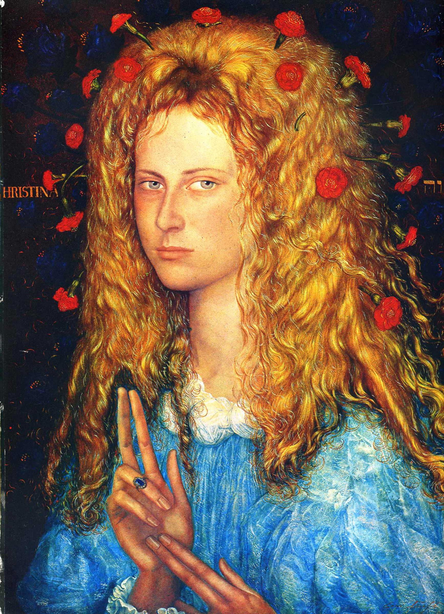 Portrait Of Eve-Christina, 1962, 37×49 cm by Ernst Fuchs: History, Analysis  & Facts | Arthive