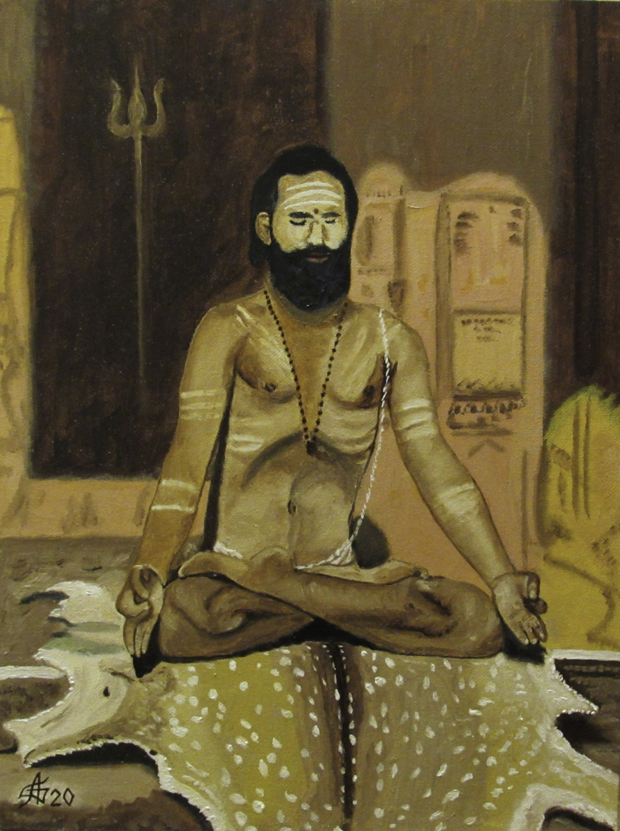 Artashes Badalyan. Meditation - x-hardboard-m - 40x30