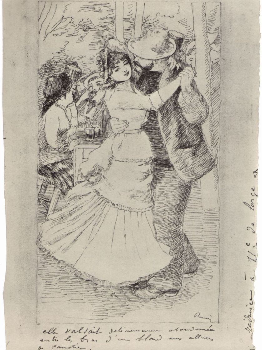 Pierre Auguste Renoir. The dance in the village