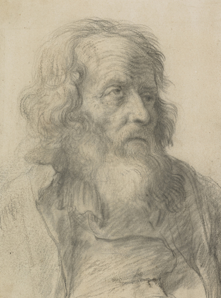 Jan Lievens. Portrait of a bearded old man