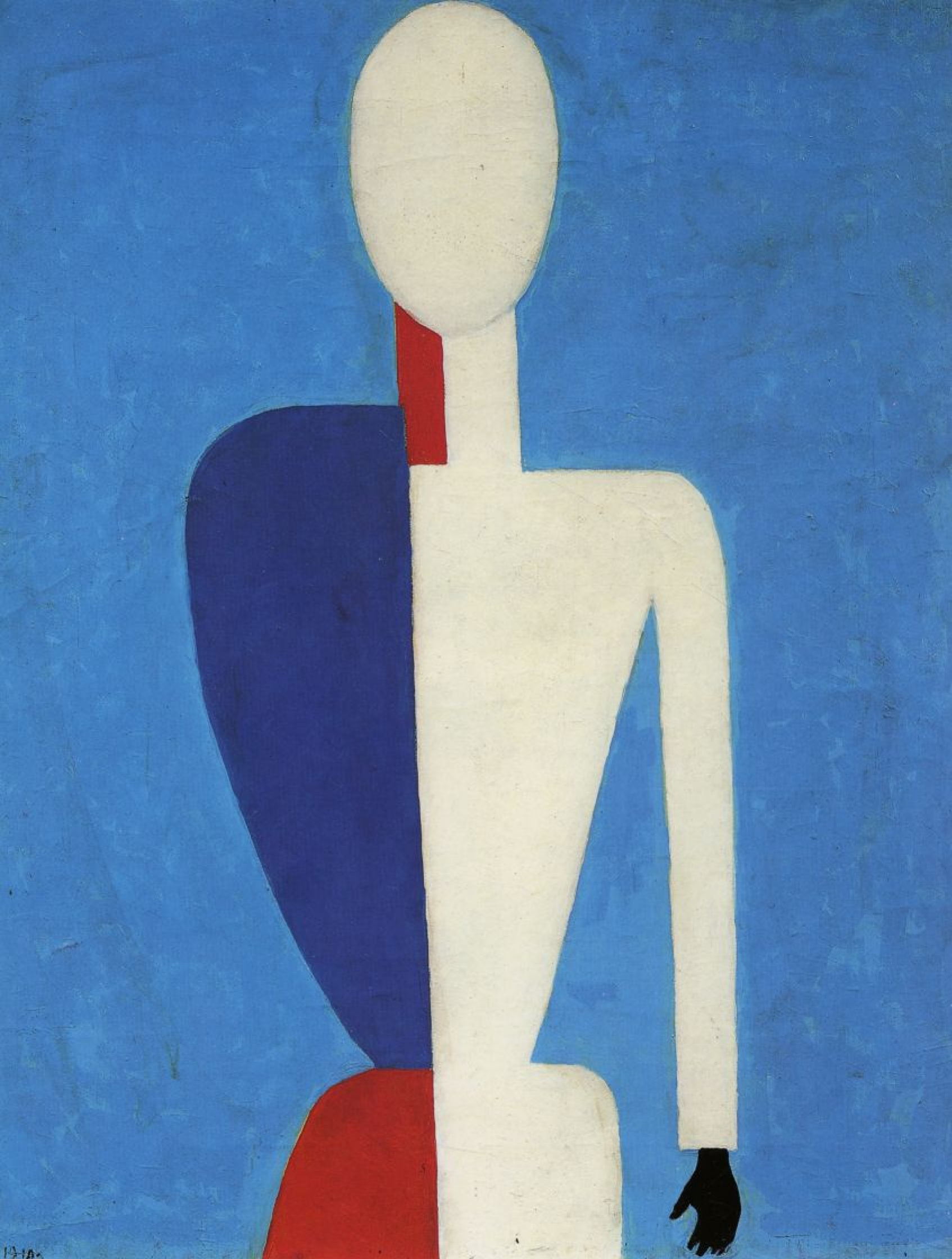 Half-figure: prototype of a new image, 1928, 37×46 cm by Kazimir