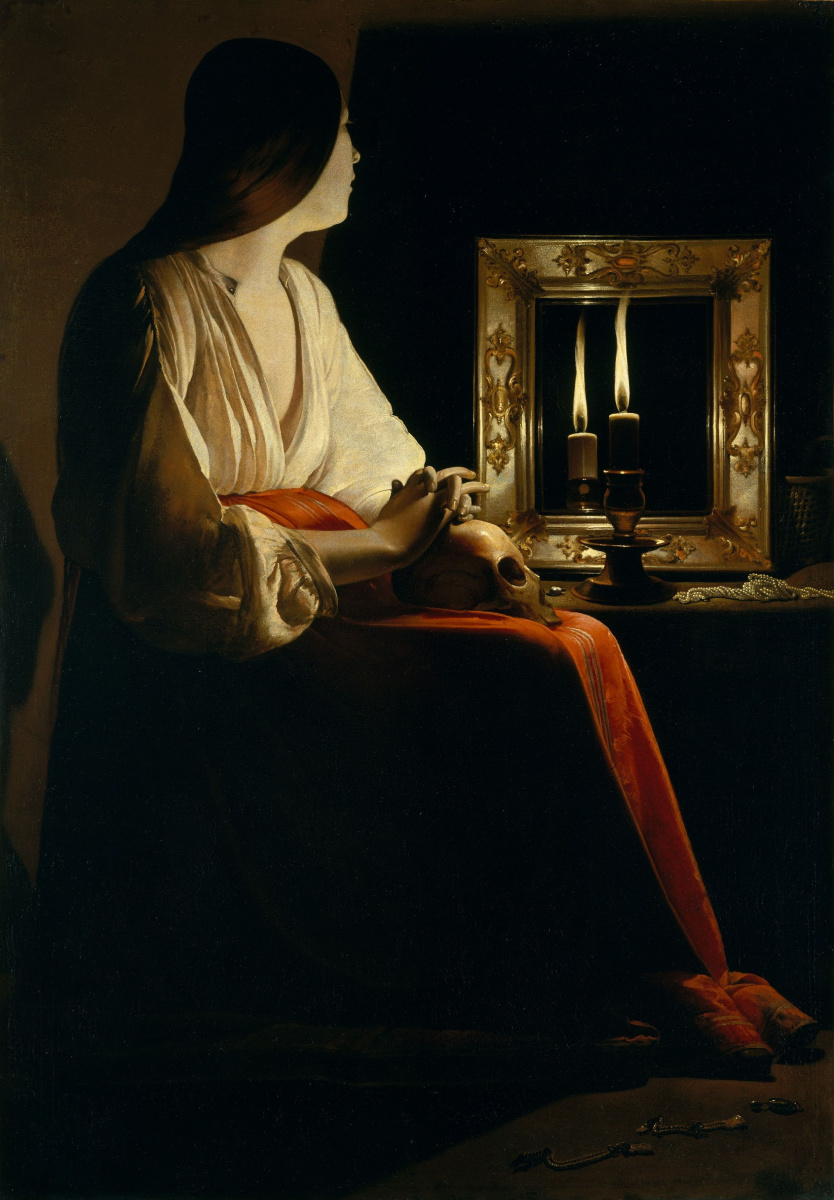 Georges de La Tour. The Penitent Magdalene