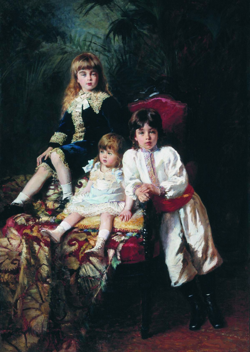 Konstantin Makovsky. The children of Mr. Balashov