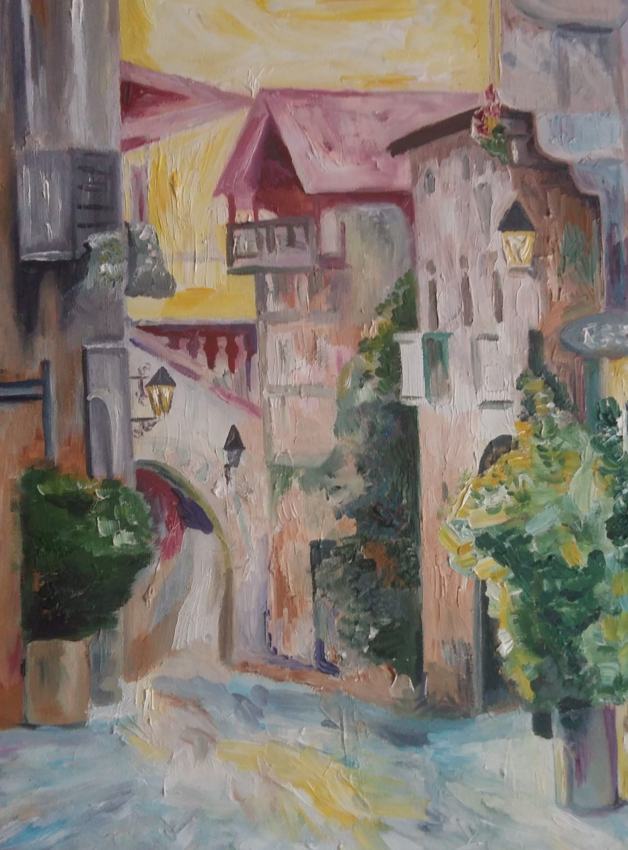 Marianna Borisovna Soina. Spain. Little street