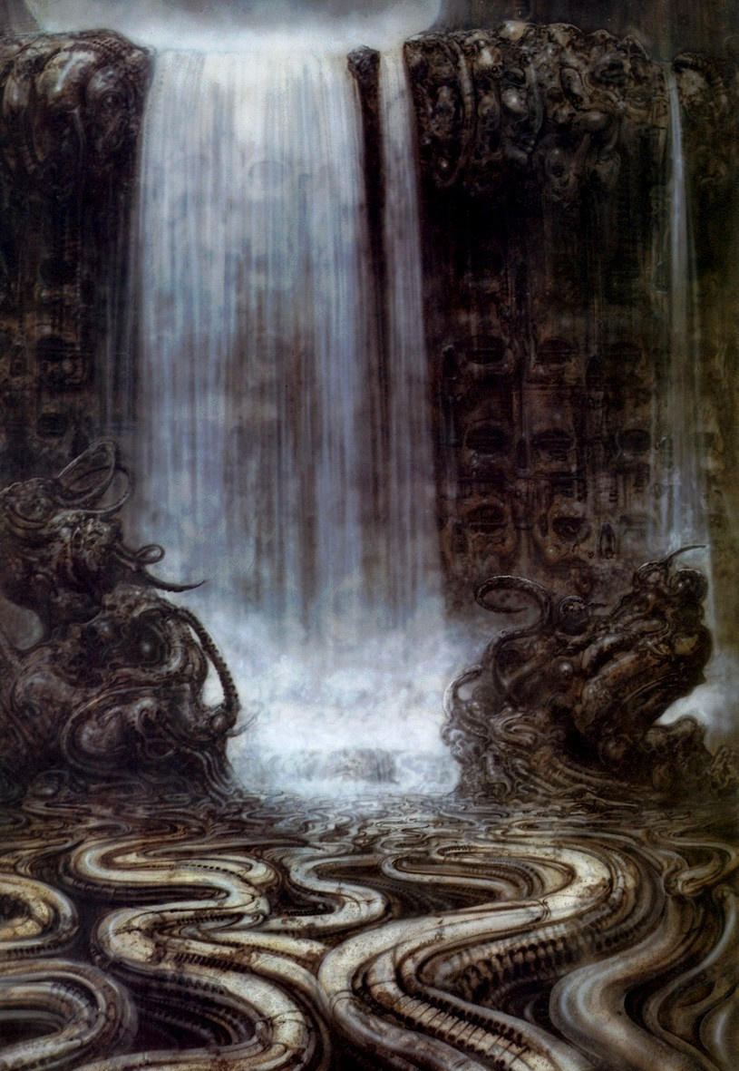 Hans Rudolph Giger. Waterfall