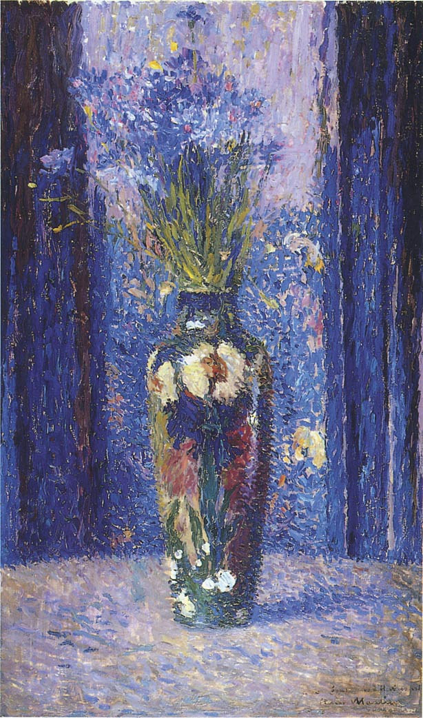 Henri Martin. Vase with flowers