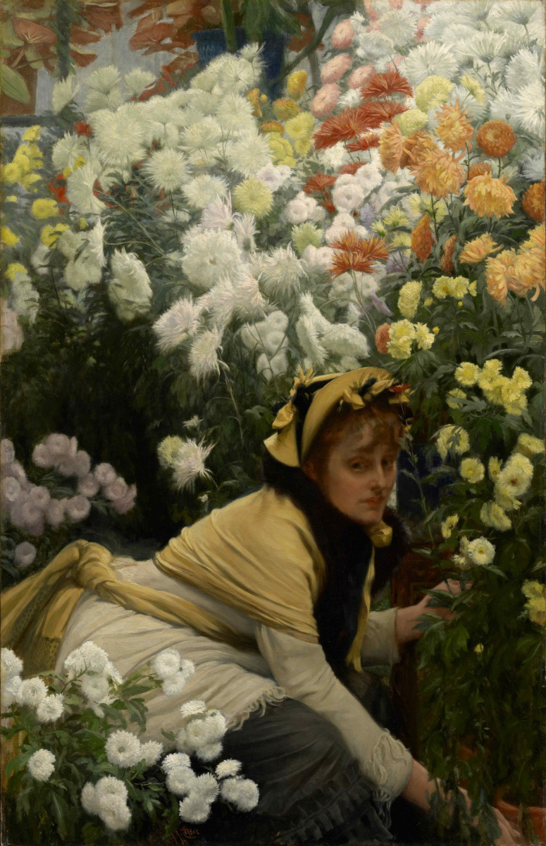 James Tissot. Chrysanthemum